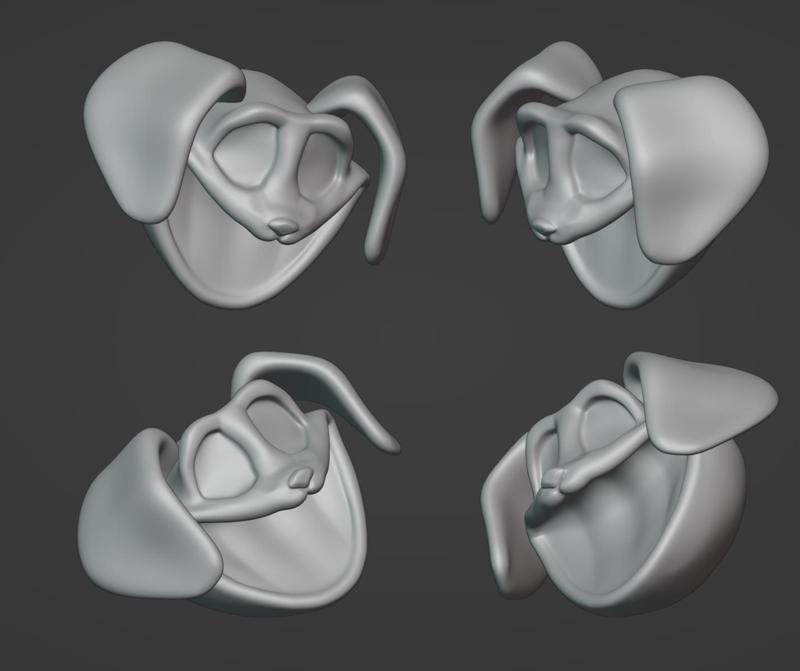 DOGDAY MASK STL FILE | DOGDAY MASK DIGITAL FILE