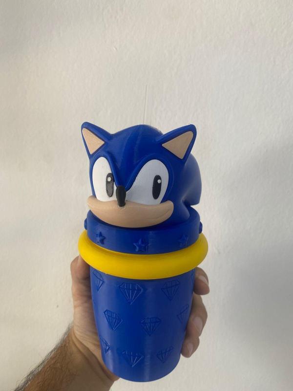 vaso sonic 3// milkshake sonic 3 hedgehog