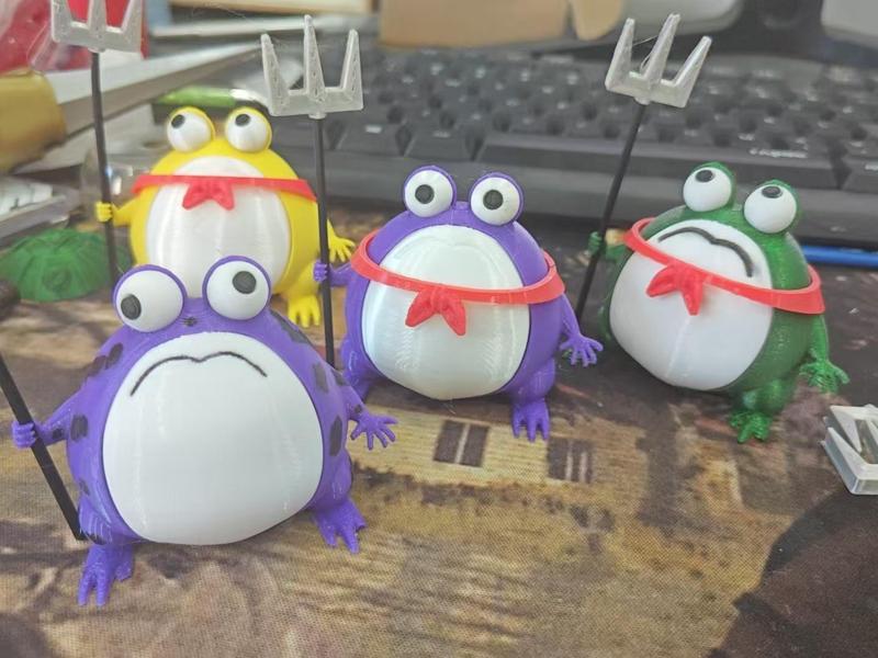 Calabash Toad Soldier Articulated Eyeballs