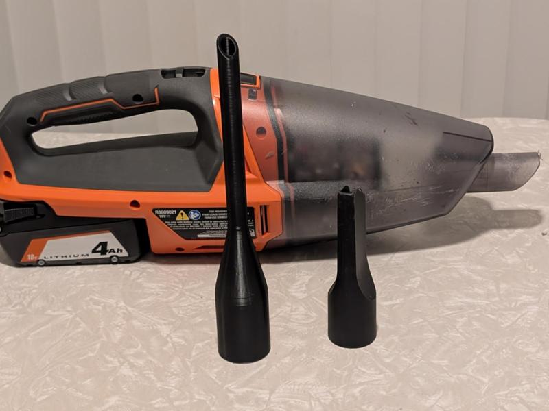 Ridgid Hand Held 18V Vacuum Long/Narrow Attachment