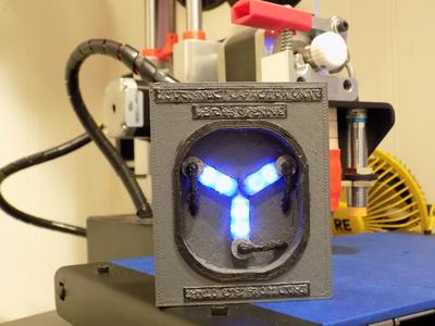 Flux Capacitor with Flashing Lights