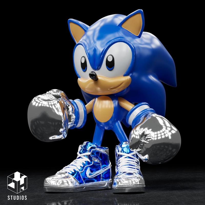 Sonic Version Boxeador