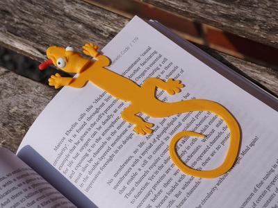 Flat Gecko bookmark