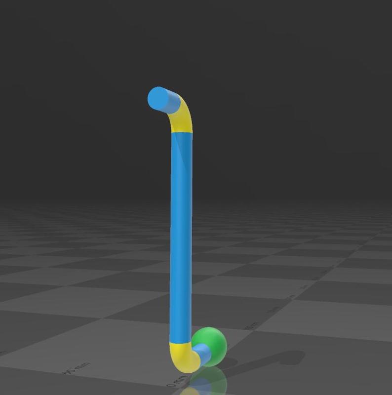 Double curved balljoint