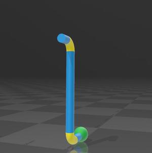 Double curved balljoint