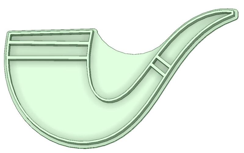St. Patrick's Day pipe cookie cutter