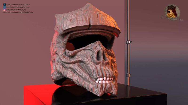 Star Wars Shore Trooper Skull Helmet