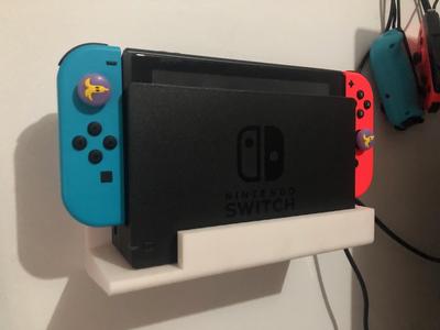 Wall-holder for Nintendo Switch Dock