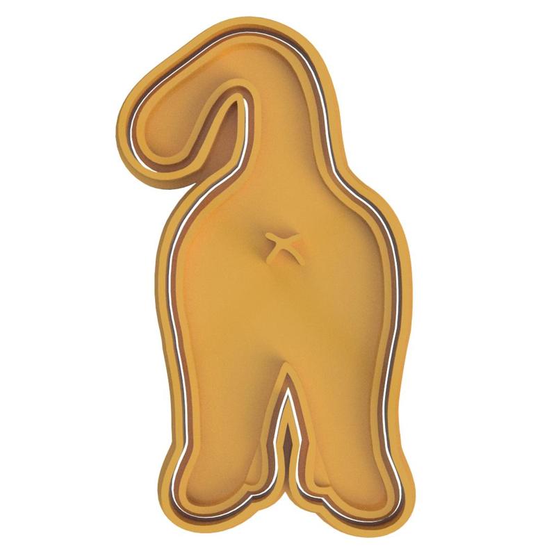 Cat Butt Cookie Cutters Commercial Bundle