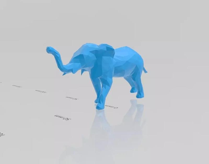 Low Poly Elephant