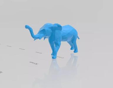 Low Poly Elephant