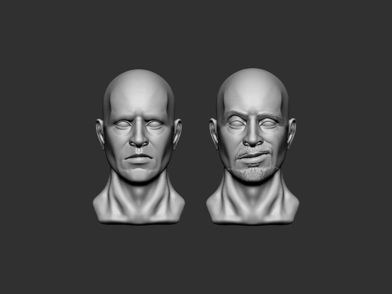 Male Head 4
