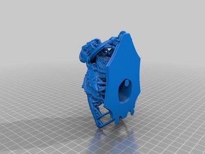 Dragon Door Knocker - Meshmixer support