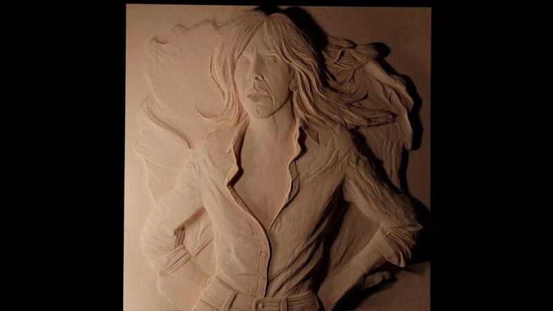 Kristen Wiig CNC 3d Print High Relief Sand Casting