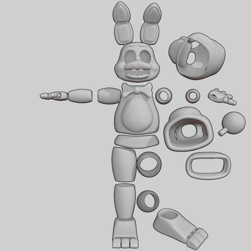FNAF / Five Nights at Freddy's Toy Bonnie COSPLAY Files