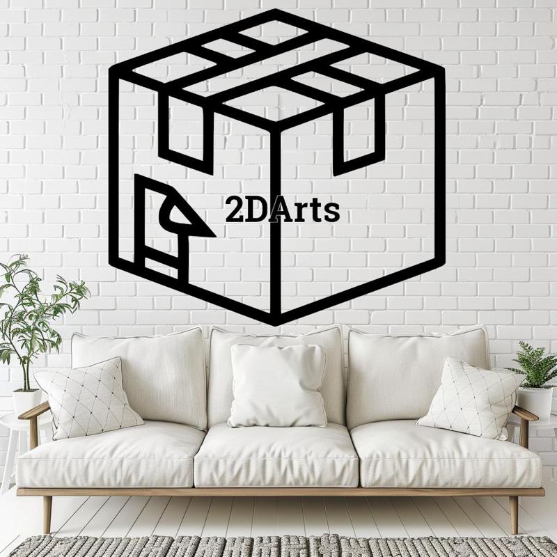 Package 2D Wall Art/Window Art - Digital STL & SVG File