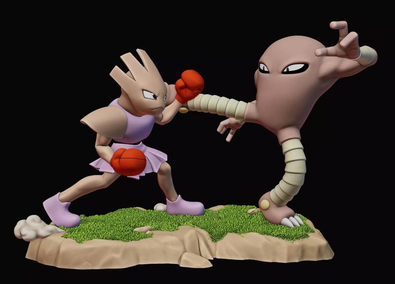 HITMONCHAN VS HITMONLEE - POKEMON