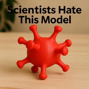 3D Virus Sculpture – Decorative Spiky Model
