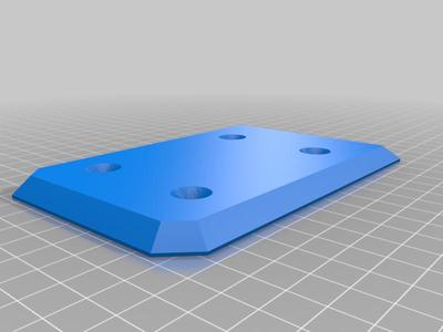 Losi 5ive-T Skid Plate rear