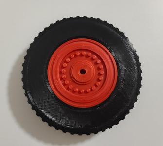 5-inch (127mm) wheel - K'nex compatible