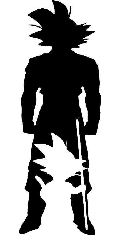 Goku wall decal