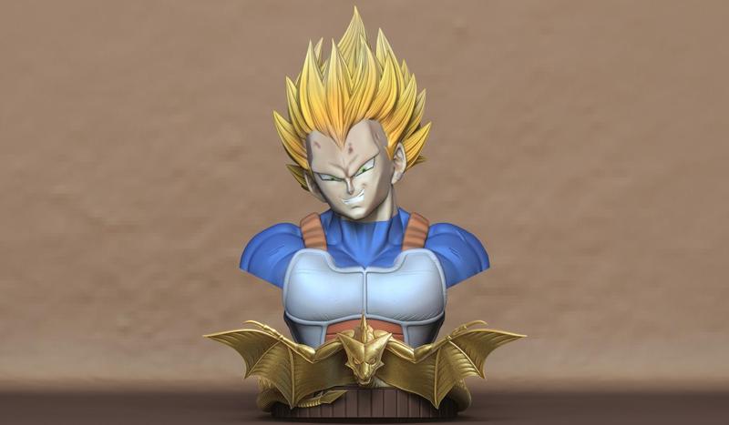 vegeta bust