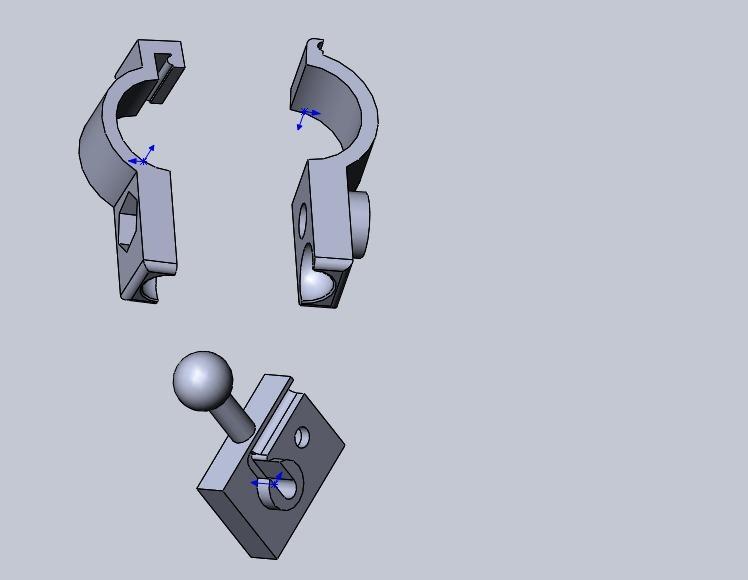 Delta 3KU: Backlight lamp holder (with ball control position)