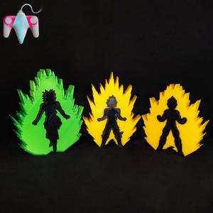 Super Saiyan Plaques