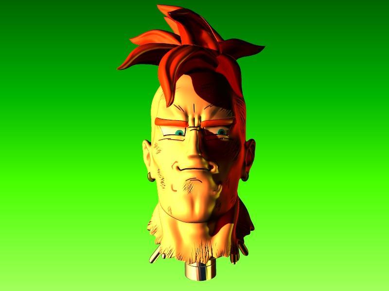 ANDROID16 HEAD DRAGON BALL Z GOHAN