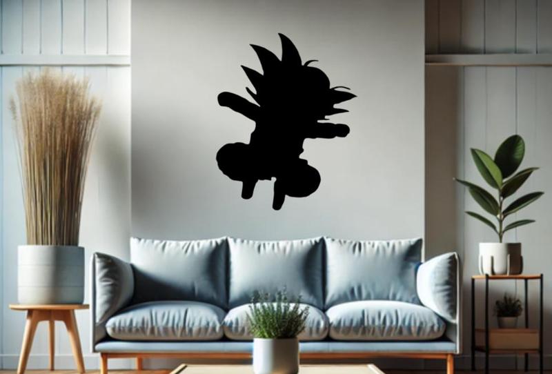 goku mini silhouette