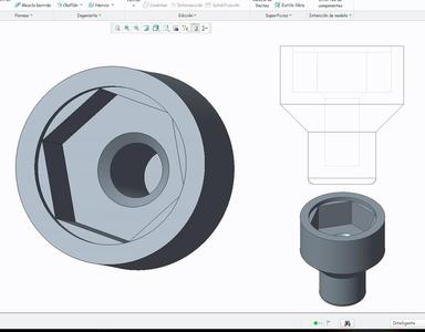 Tapa tuercas frontales M8 (Anet A8)