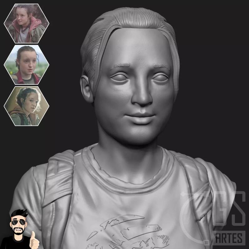 ELLIE - THE LAST OF US - BELLA RAMSEY - 3D PRINT