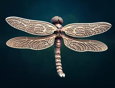 Dragonfly sculpture