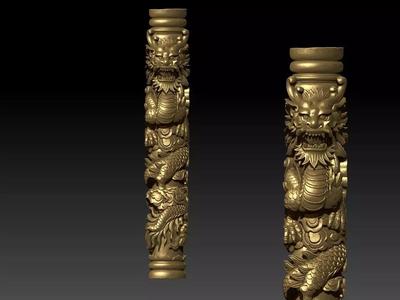 dragon pillar model
