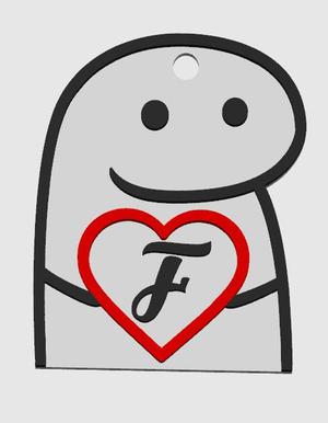 CUTE VALENTINE KEYCHAIN (WITH PERSONALIZED INITIAL)