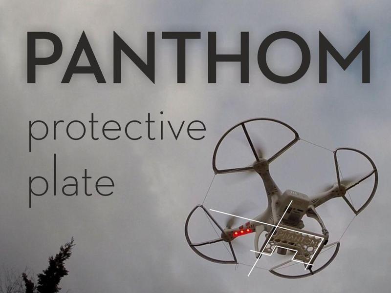 Protective plate for DJI PHANTOM