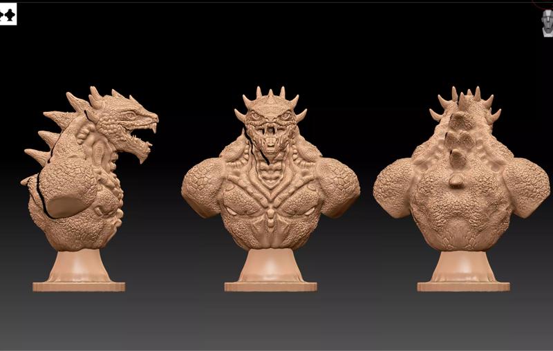 Argonian Behemoth bust Elder Scrolls Online