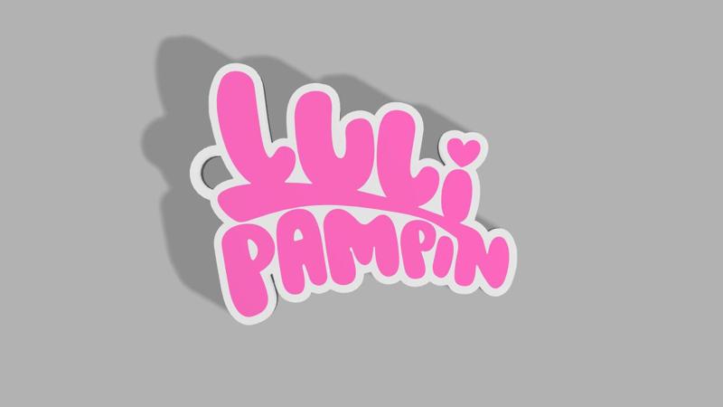 LULI PAMPIN KEYCHAIN LOGO