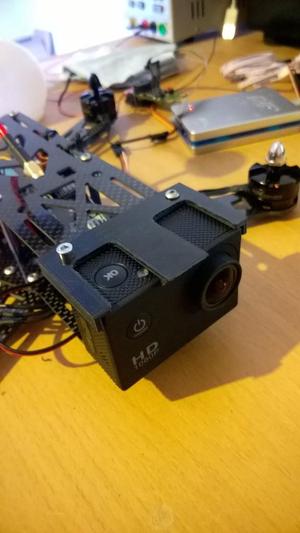 SJ4000 camera holder for 250 race quadrocopter: Graupner alpha 250 , Nighthawk 250, EMAX Micro 250