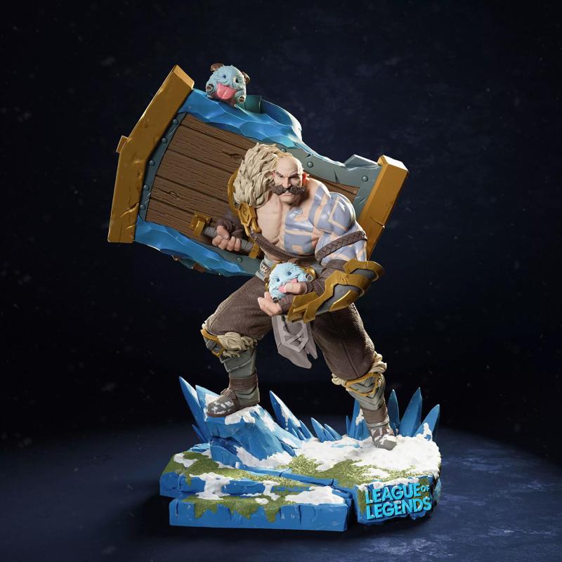 Braum League of Legends Statue