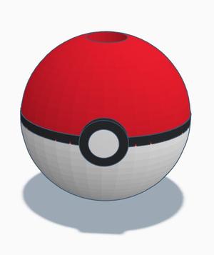 Pokeball Pencil Holder