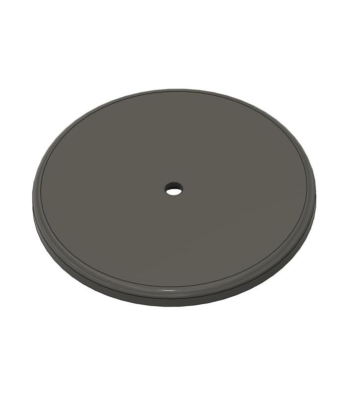 Circle with 1/4-20 center hole for bolt