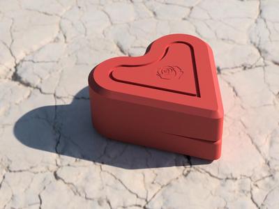 Heart Shaped Box (with and without rose emblem)