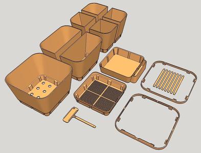 Modular home garden