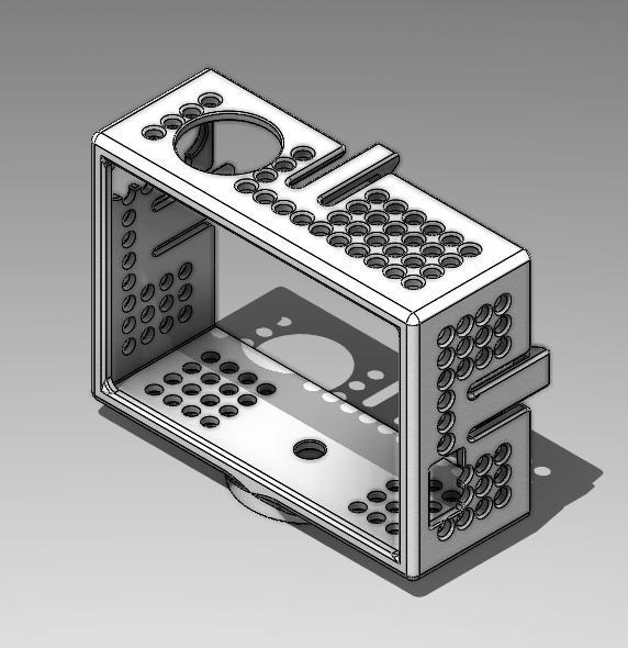 Lightweight mount for gopro 4