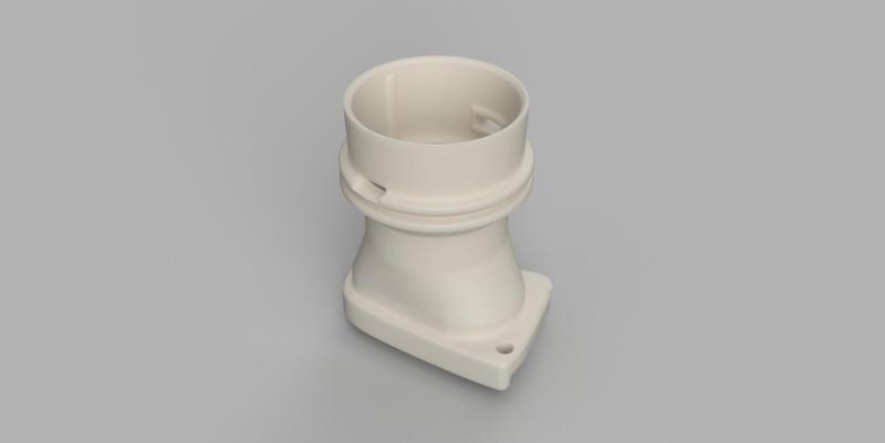 Adapter for Makita vacuum cleaner to Makita planer