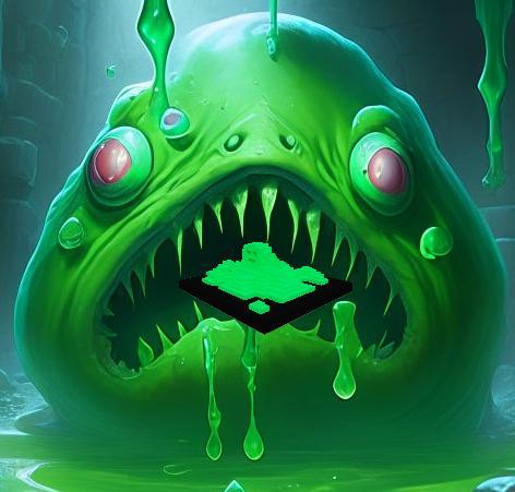 Lungeon Run Board Game Monster Slime