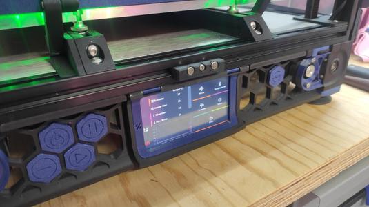 Voron 2.4 - Touch screen / Waveshare mount 4.3" - with hinge