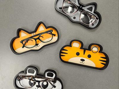 Glasses Holder Tray (Racoon, Panda, Fox, Tiger)