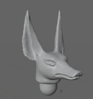 Jackal head